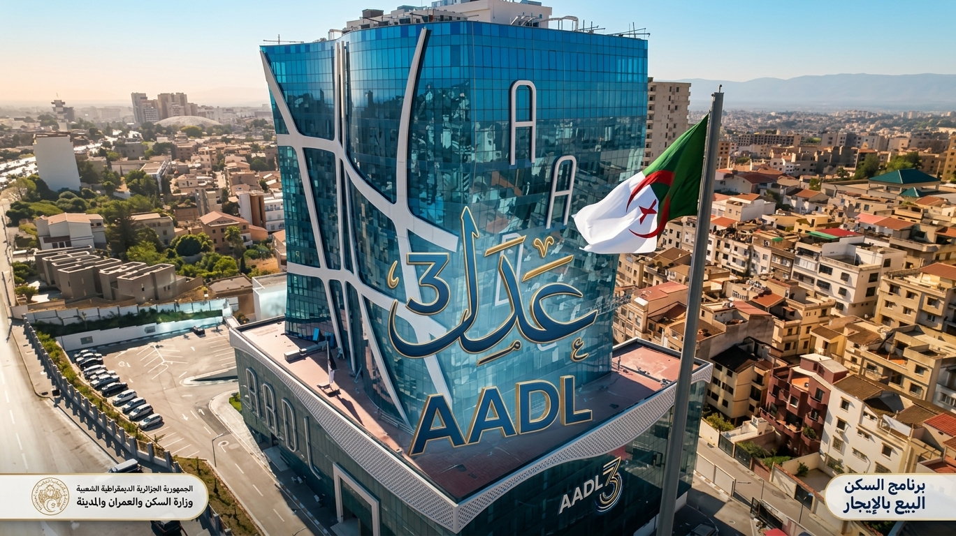 دليل التسجيل في عدل 3 (AADL 3): الشروط، الأوراق المطلوبة، وخطوات التقديم خطوة بخطوة